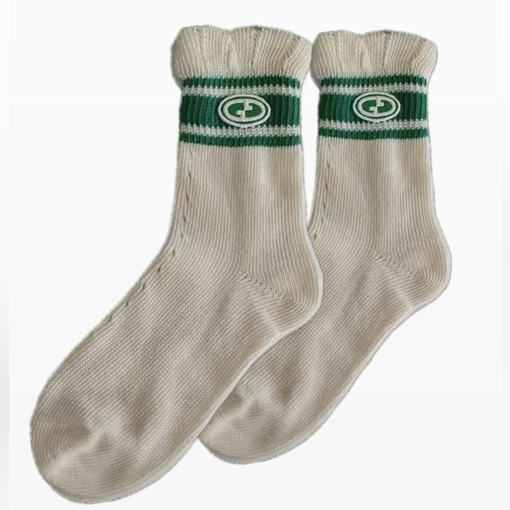 NWT GUCCI Girls Knitted Ankle Socks
